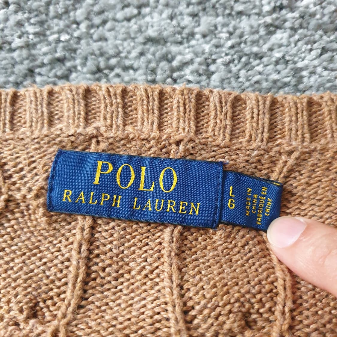 POLO RALPH LAUREN 케이블 니트 스웨터 상품이미지2
