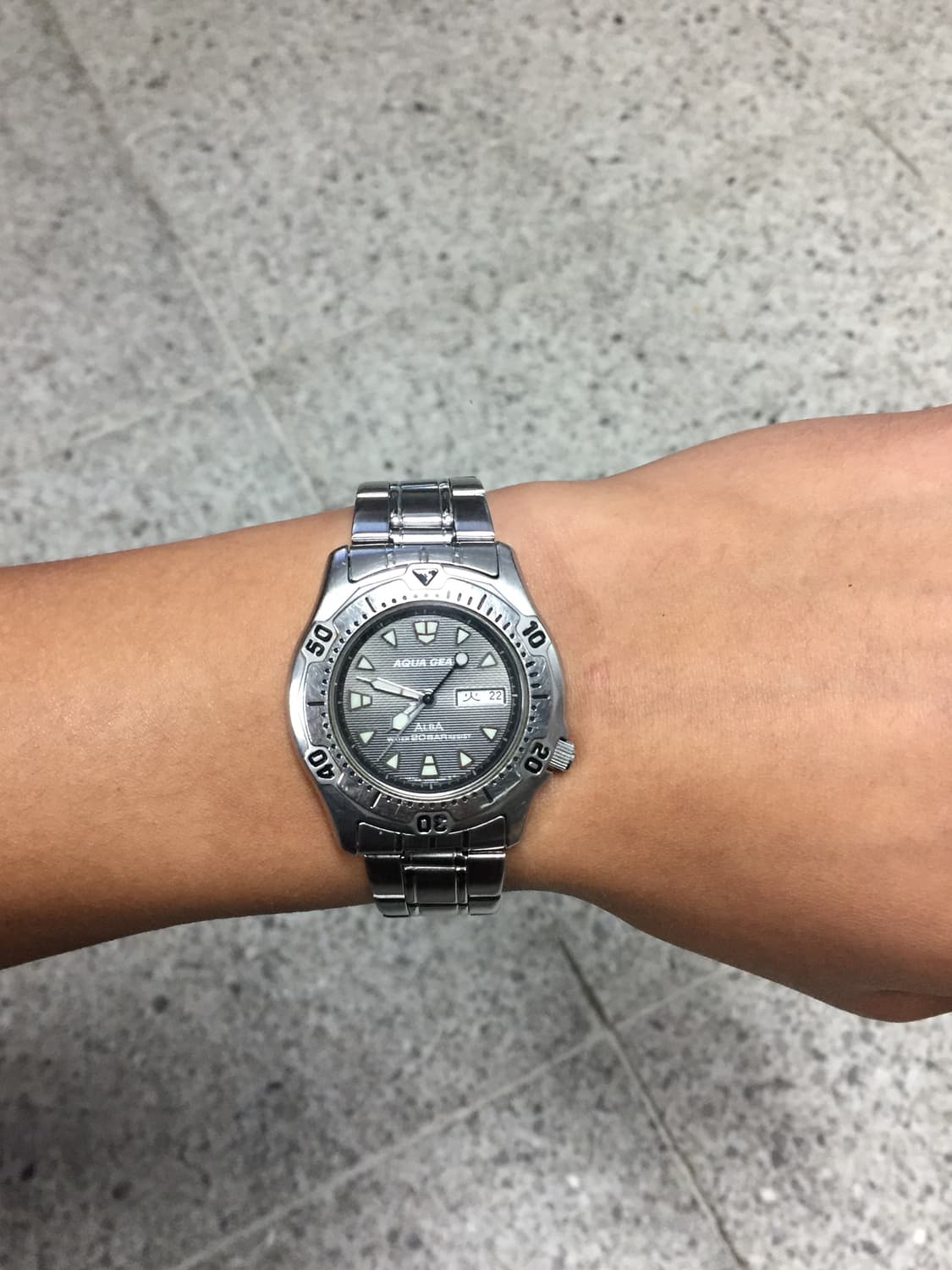 90s seiko alba aqua gear day-date 상품이미지4