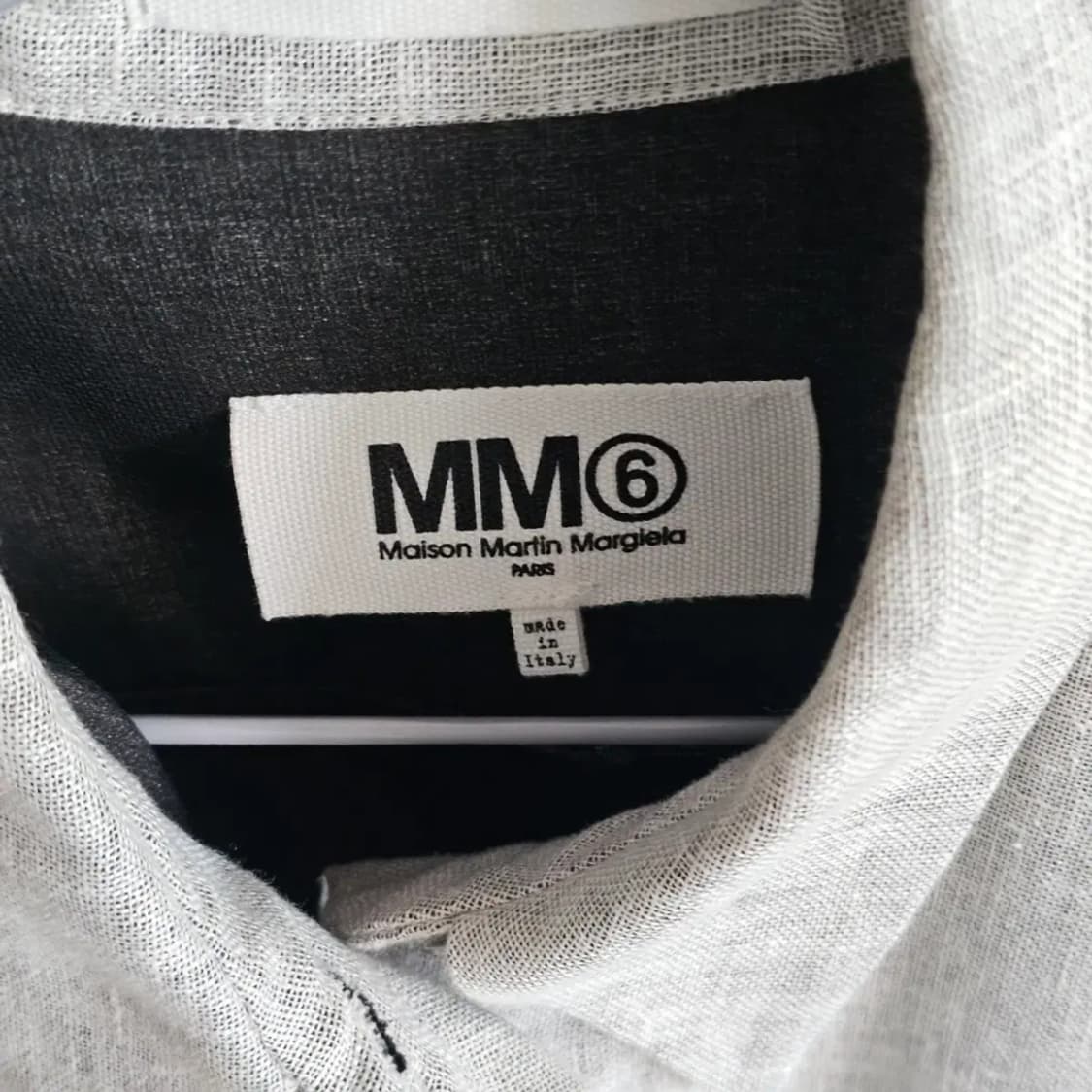 정품)36/MM6 마르지엘라 롱셔츠 원피스 블라우스 오버핏 상품이미지3