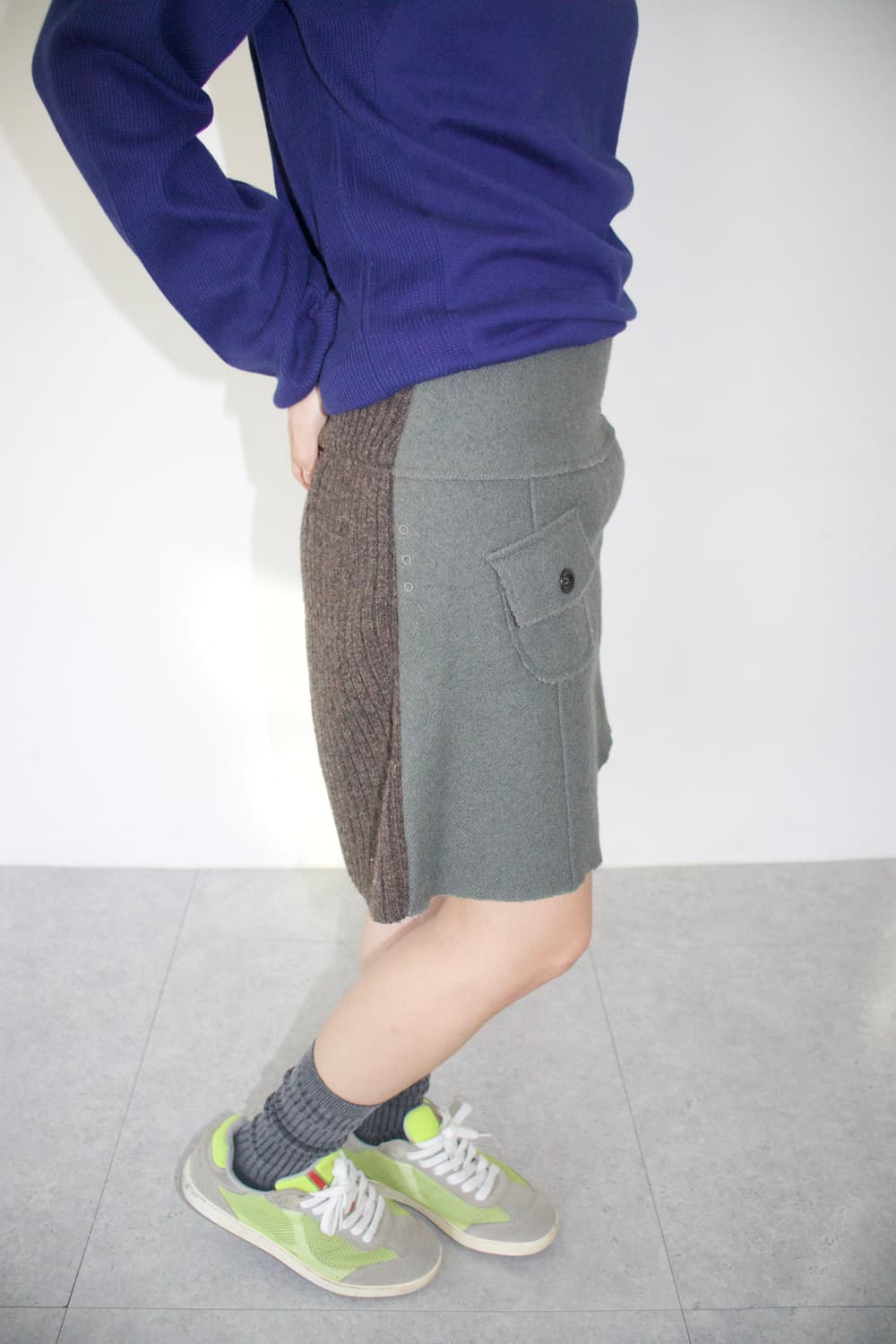 Miu Miu knit mix skirt 상품이미지2