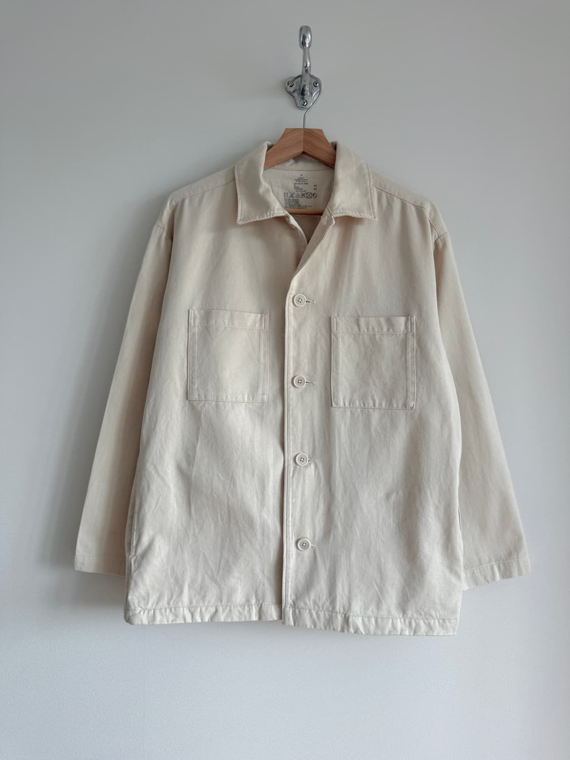 무인양품(MUJI) 코튼 셔츠자켓 상품이미지1