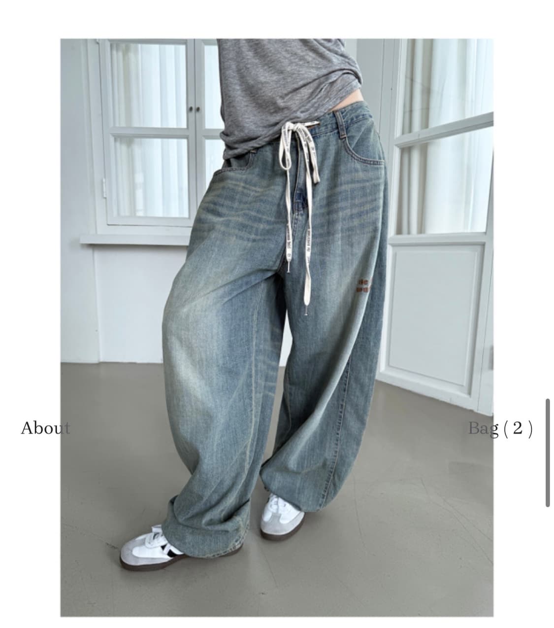 더미스테리어스호텔 로고 스트랩 진 상품이미지3