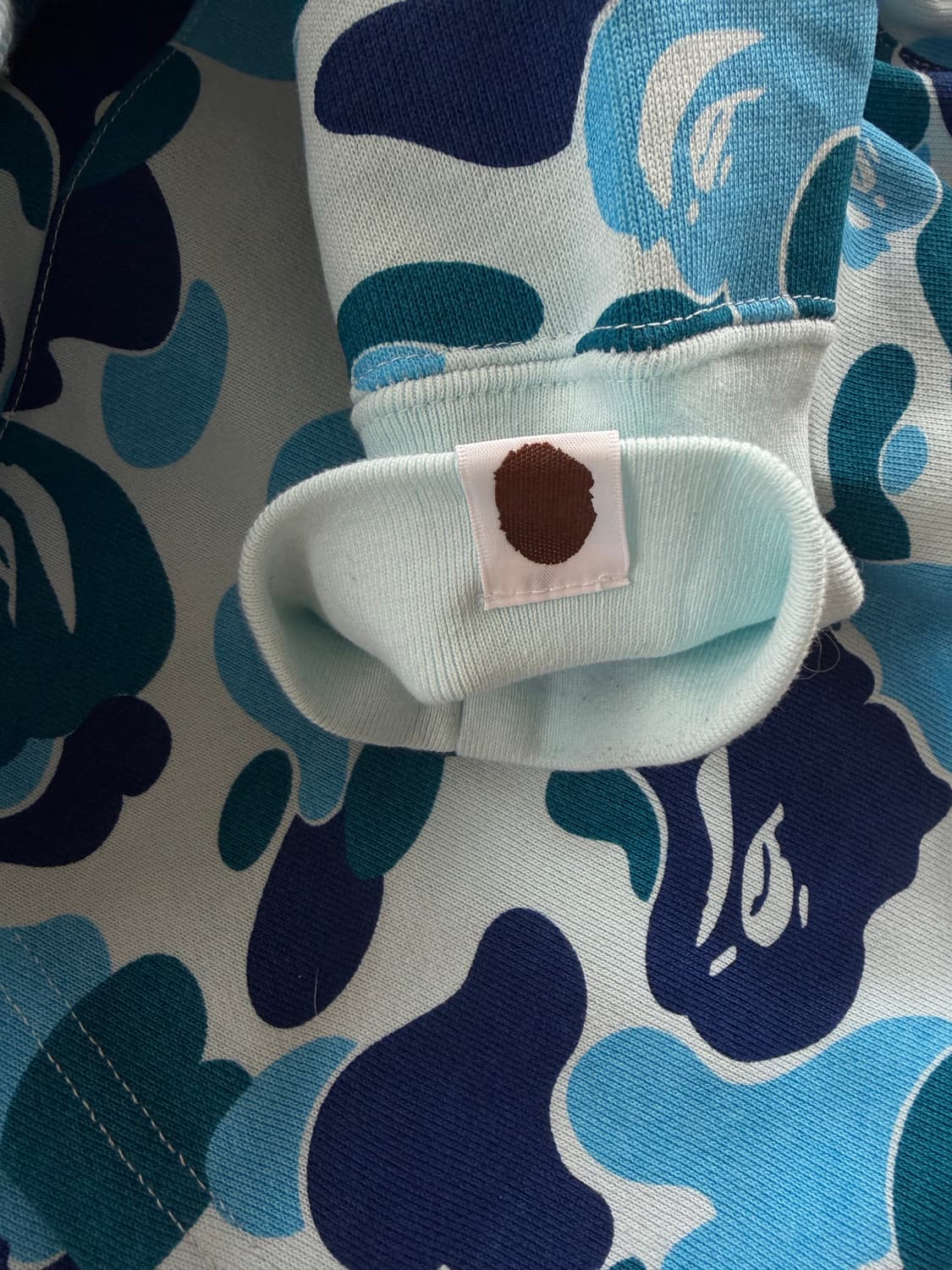 (정품) 베이프 카모 후디 블루 m사이즈 팝니다 ! 상품이미지5