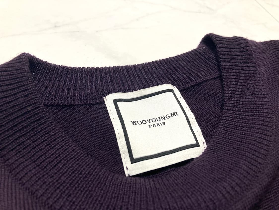 우영미 19FW 밑단 절개 니트 스웨터 46, 100-105 상품이미지3