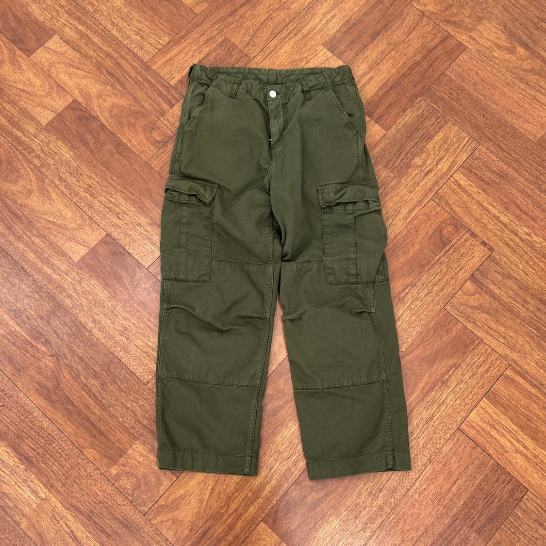 30 칼하트 카키 레귤러 카고 팬츠 상품이미지2