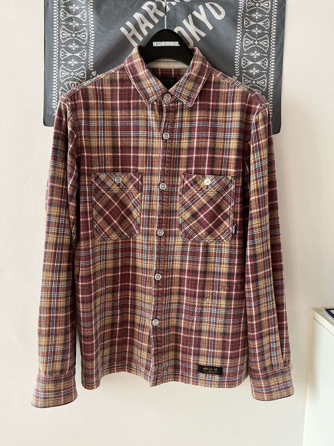 네이버후드 12fw 럼버 셔츠 상품이미지1