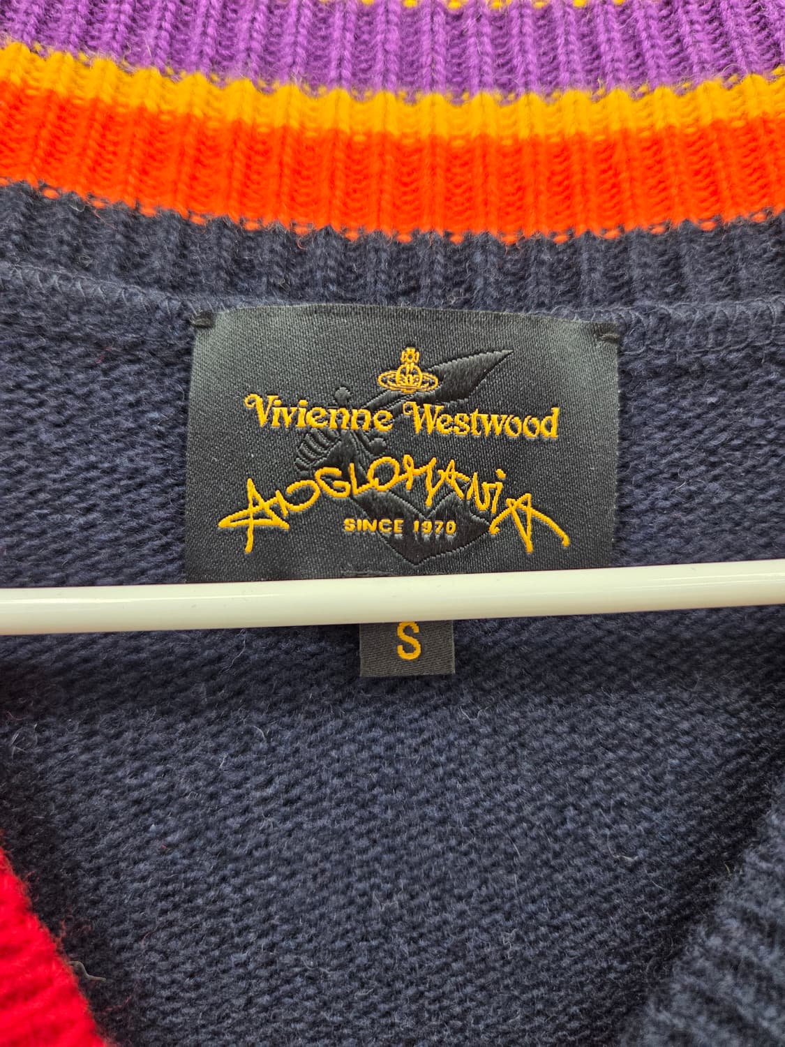 S 비비안웨스트우드 오버핏 앵글로매니아 니트 베스트 상품이미지2
