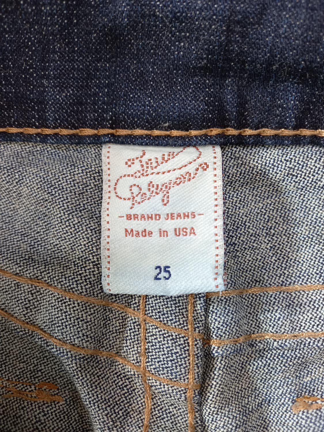 25 트루릴리젼 USA 골반 스판 일자진 진청 25-284 상품이미지8