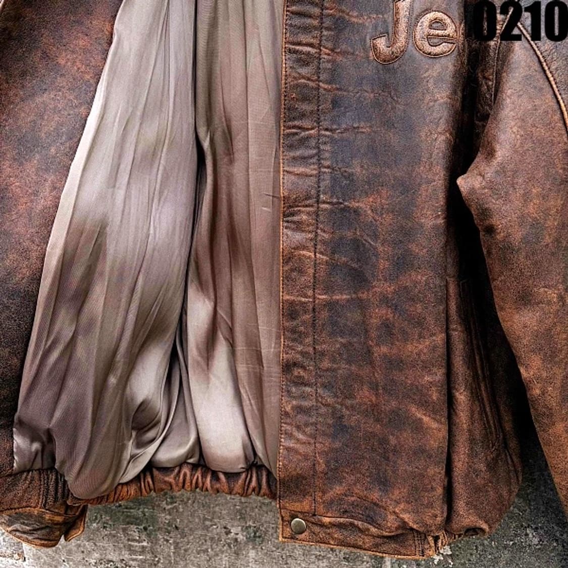 JEEP 레더자켓 가죽자켓 XL 0210 상품이미지10