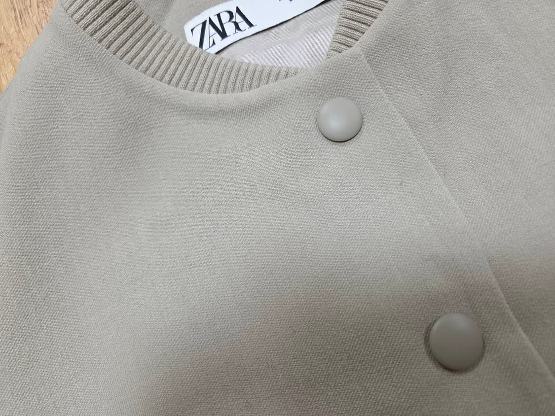 자라(ZARA) 크롭 봄버자켓 55-66 새상품 상품이미지4