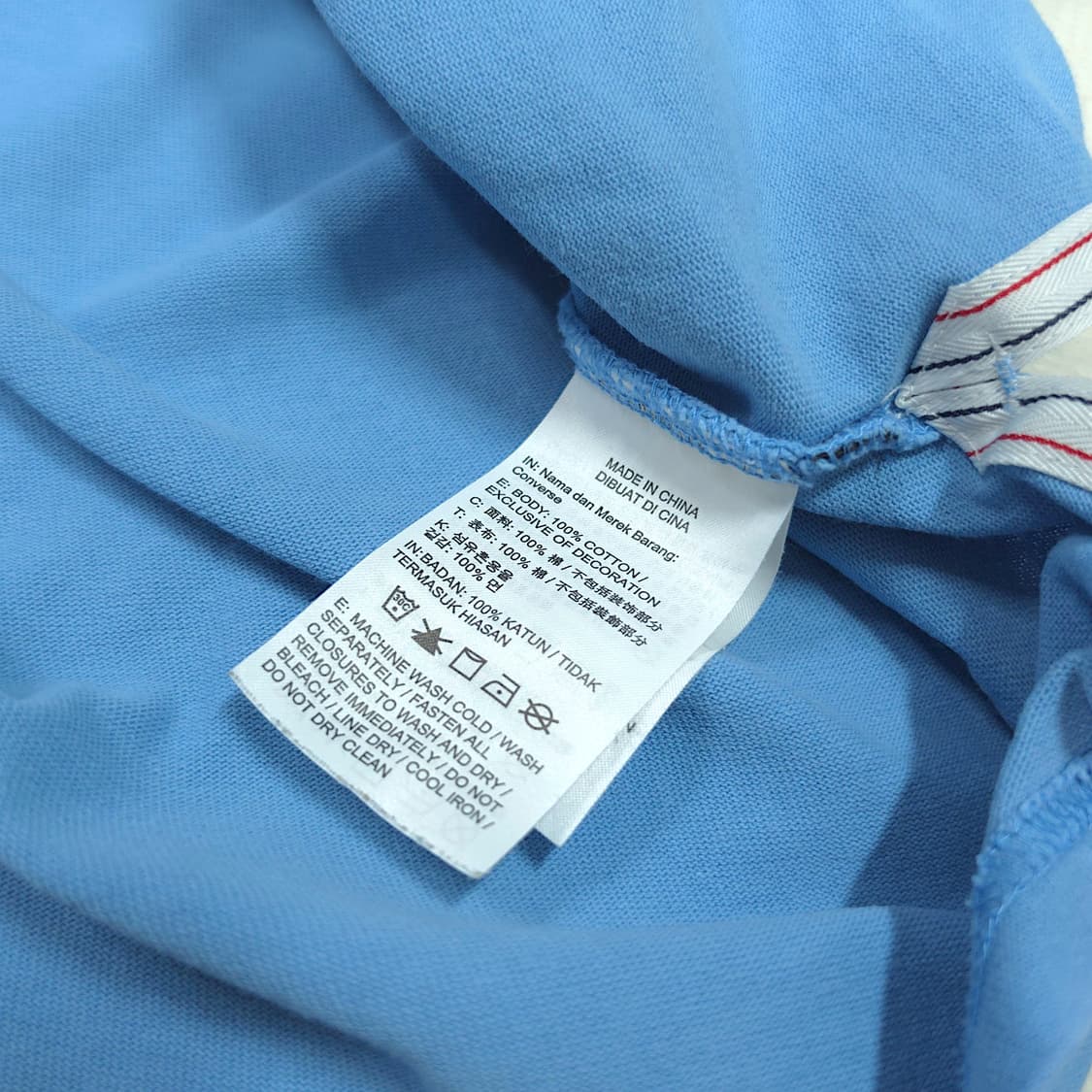 [XL] 컨버스 올스타 컬러블록 럭비 긴팔티셔츠 상품이미지8