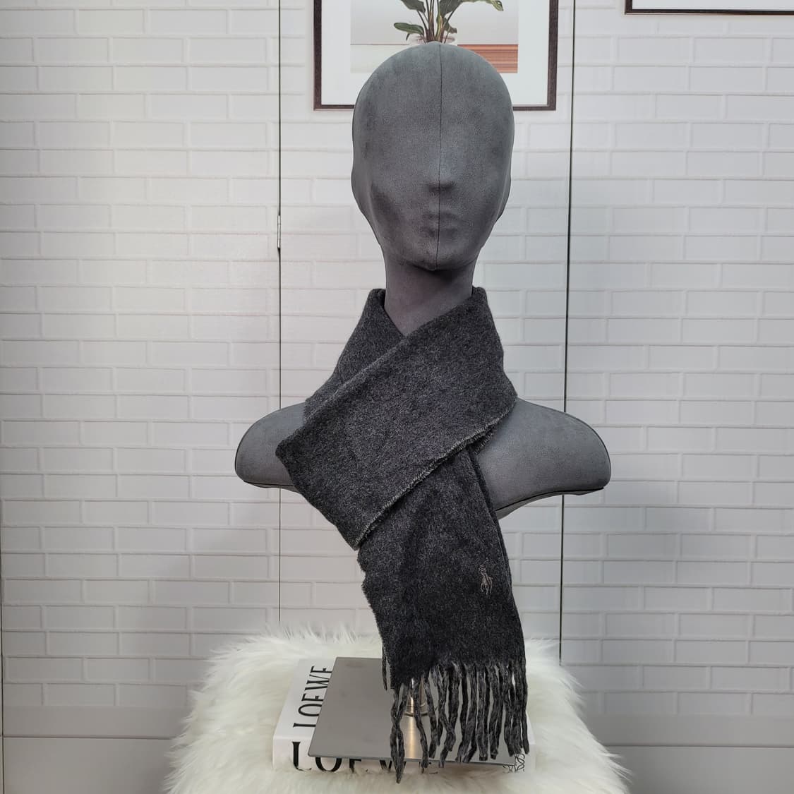 폴로랄프로렌 양면 머프러 목도리 Made in Italy 새상품급 상품이미지2
