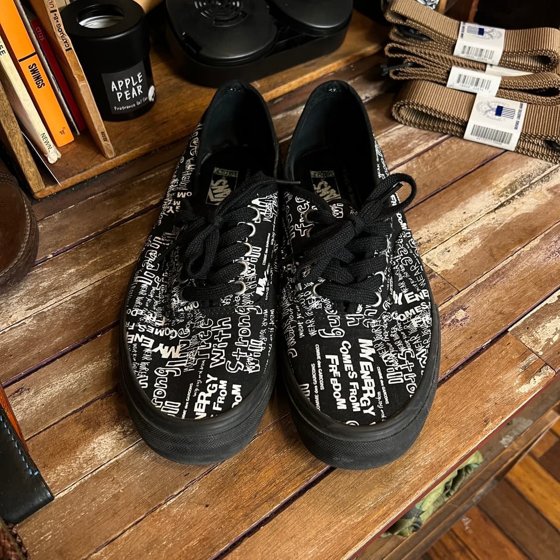Comme des x Vans Sneakers Black 275 size 상품이미지2