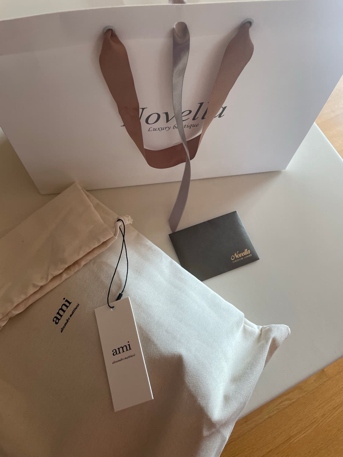 (아미 AMI) 목도리 머플러, 그레이 상품이미지1