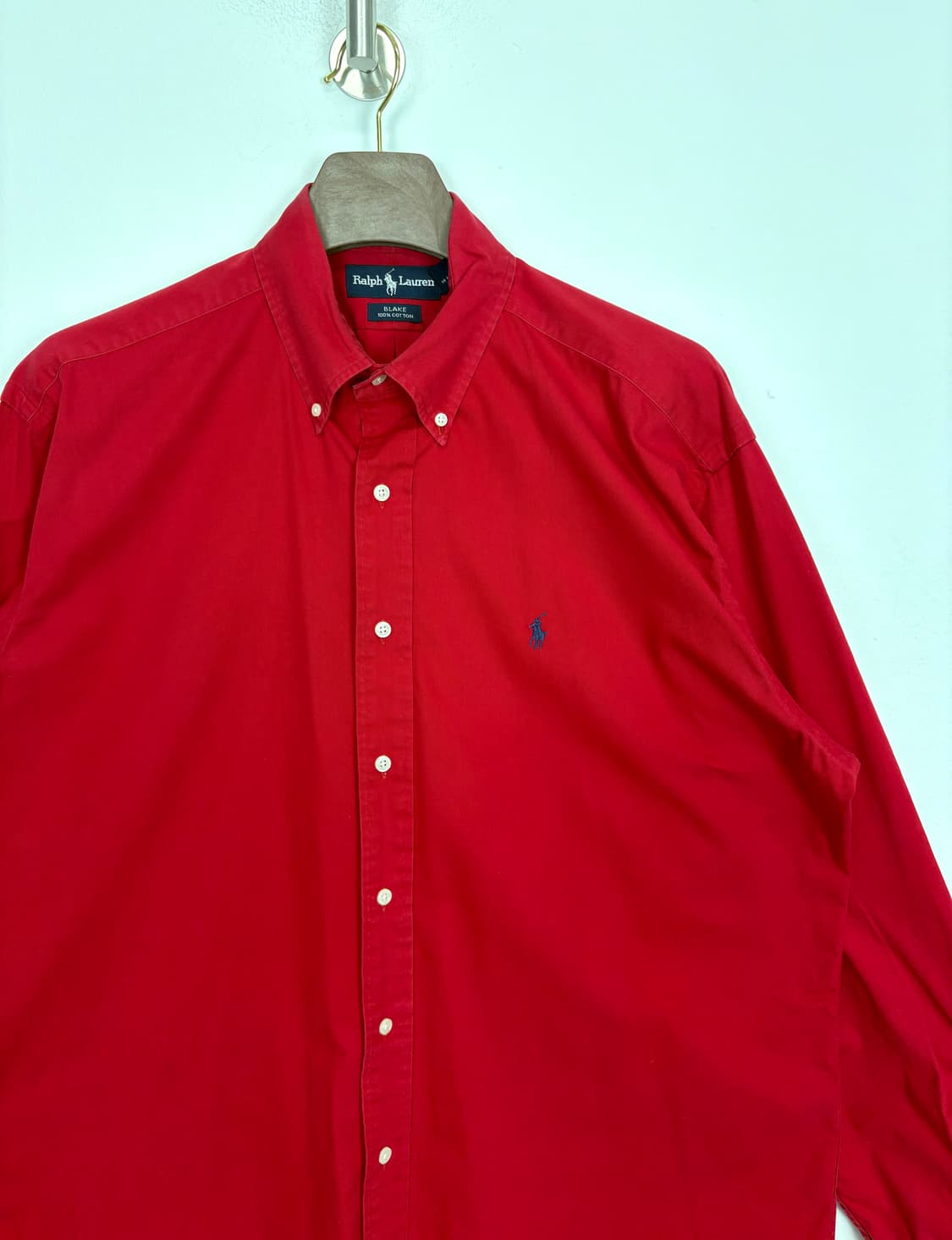[3XL]POLO 레드 긴팔 셔츠 상품이미지2