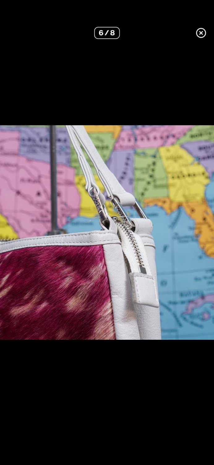 Y'SACCS 요지야마모토 포니 헤어 레더 백 상품이미지6