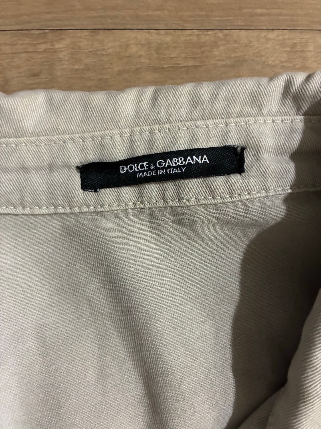 돌체앤가바나 베이지 코튼데님 자켓 상품이미지3