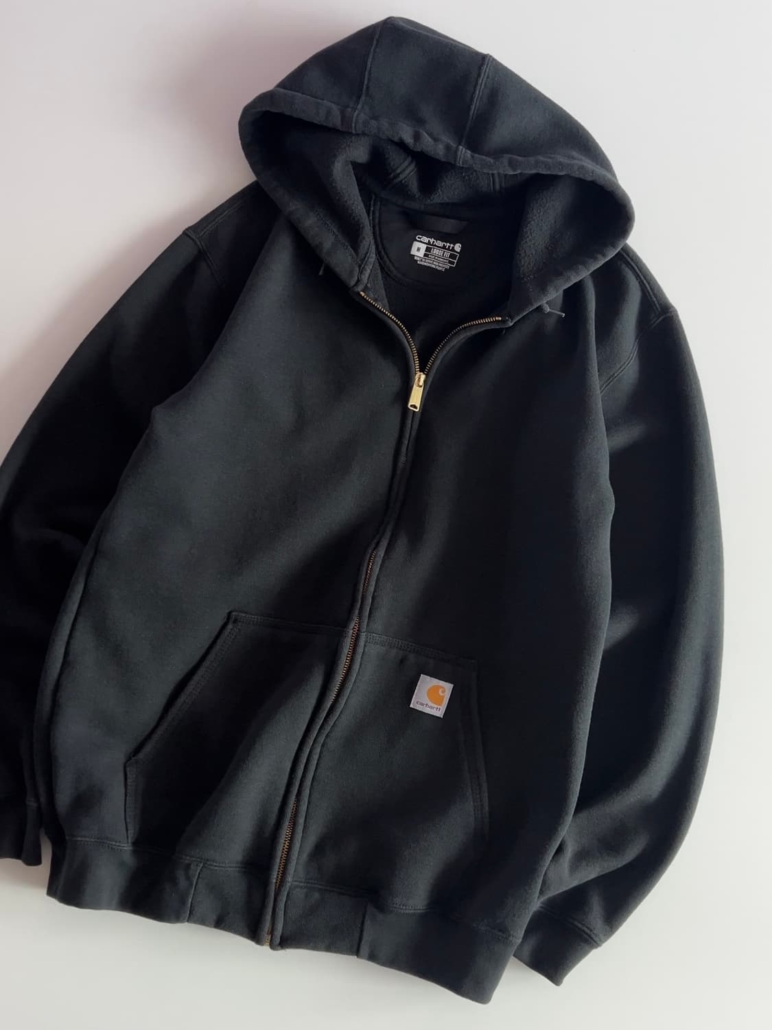칼하트 블랙 후드집업 M 상품이미지2