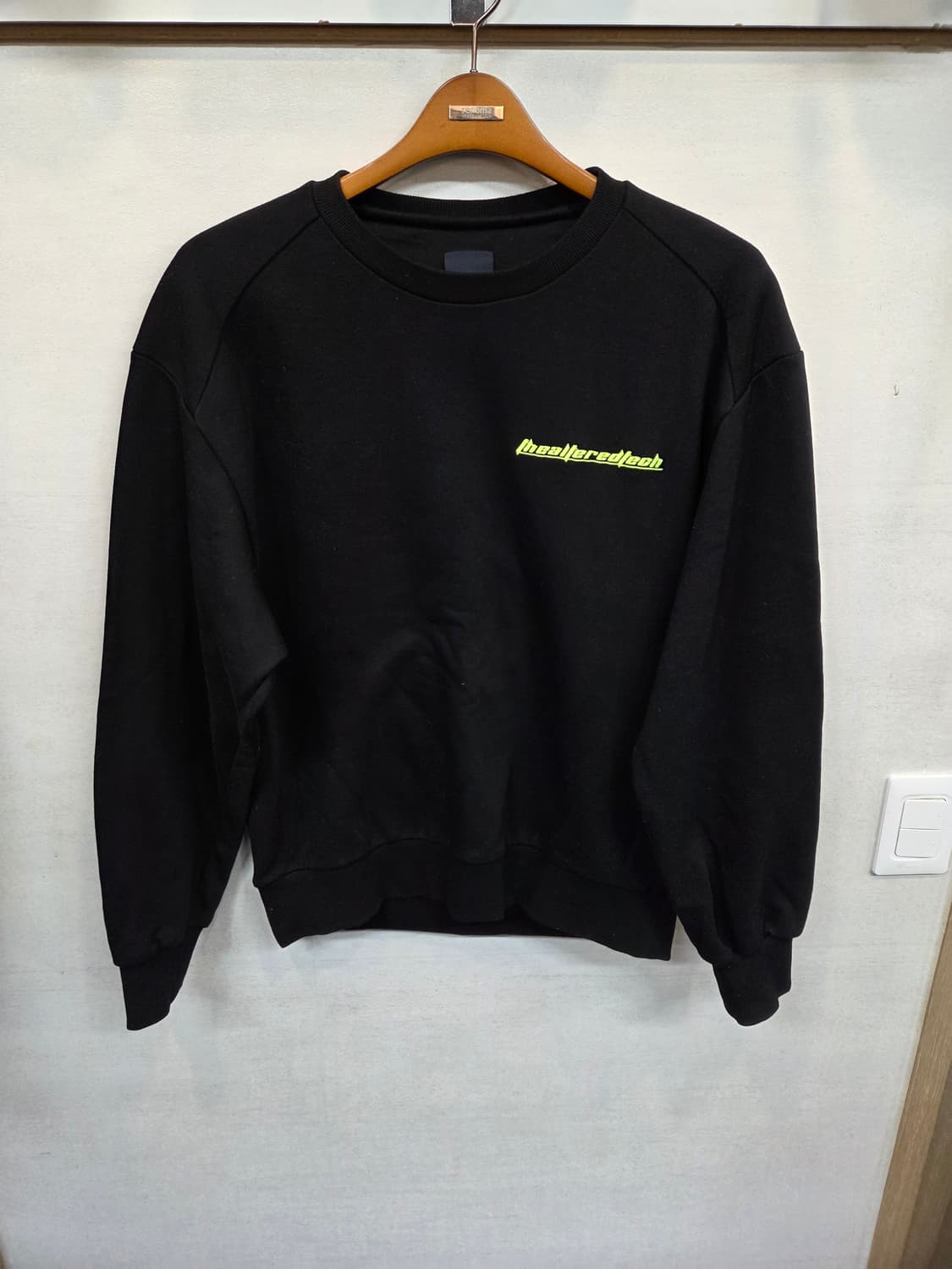 준지 자수 레터링 맨투맨 48 대략 L 상품이미지1