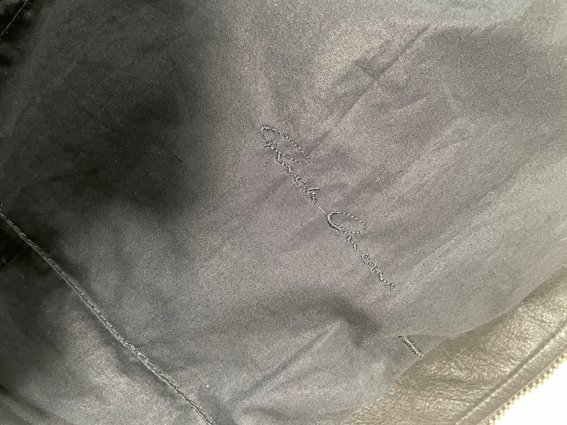 릭 오웬스 바우하우스 레더 자켓 상품이미지3