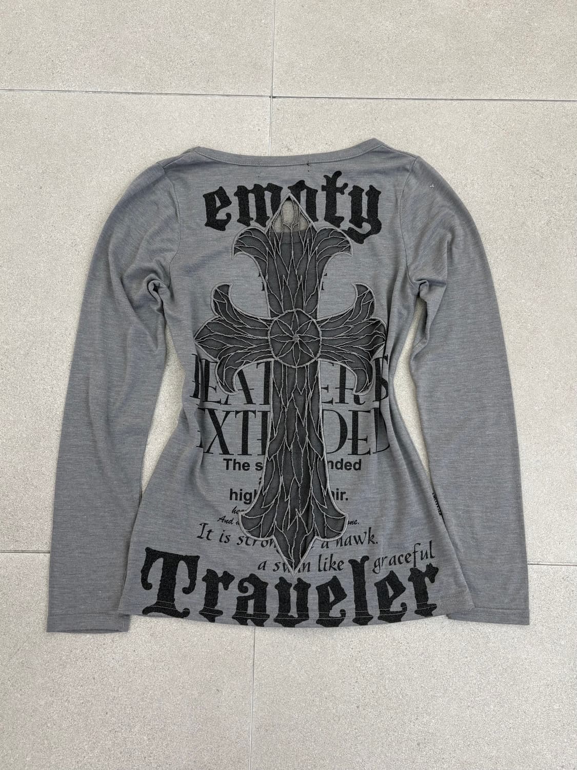 십자가 레이스 롱슬리브 상품이미지1