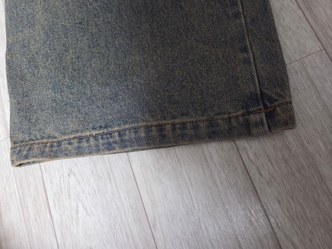 써저리 클로버 패치 진 블루 L 상품이미지5