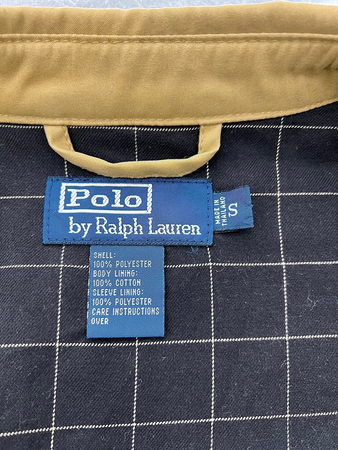 폴로 랄프로렌 베이지 폴리쉘 베이포트 해링턴 블루종 자켓 상품이미지7