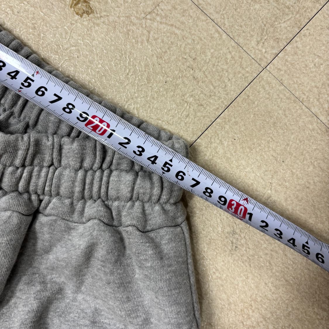 우알롱 스몰로고 그레이 조거 팬츠 상품이미지5
