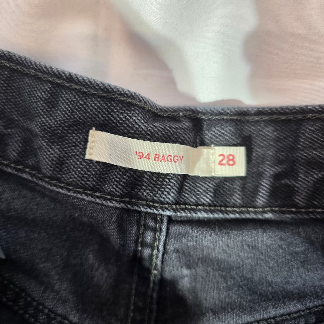 [28]리바이스 94배기핏 블랙 데님팬츠 상품이미지4