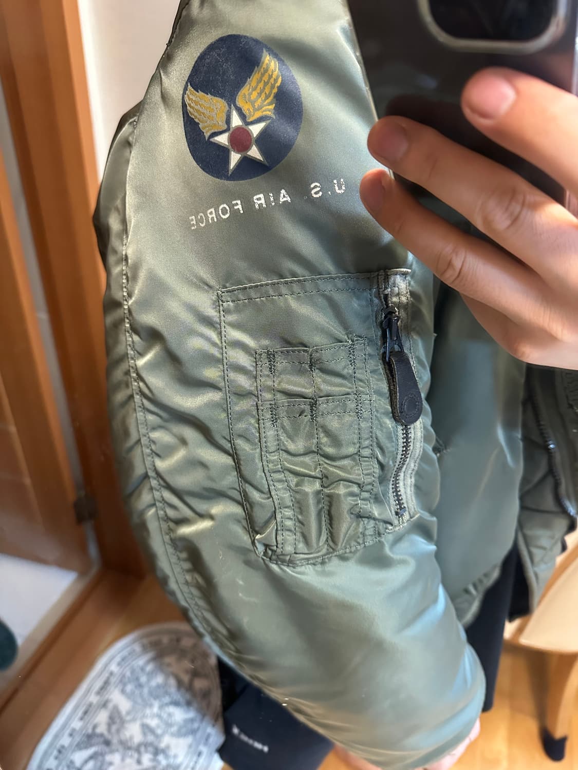 알파 인더스트리 B-15D 항공 점퍼 42 (USA Made) 상품이미지2