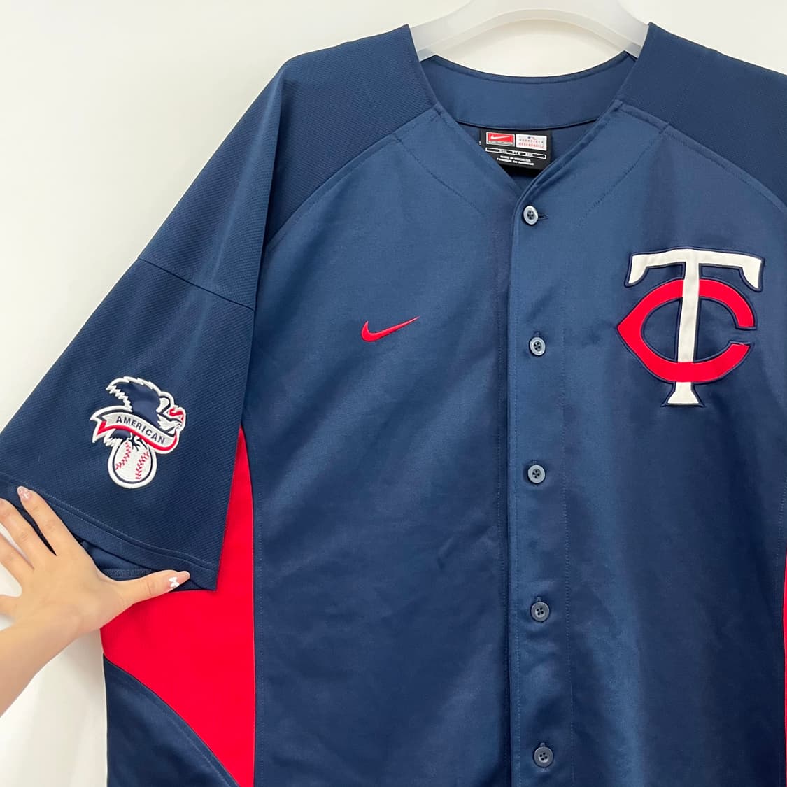 나이키 MLB 미네소타 트윈스 요한 산타나 반팔 유니폼 상품이미지4