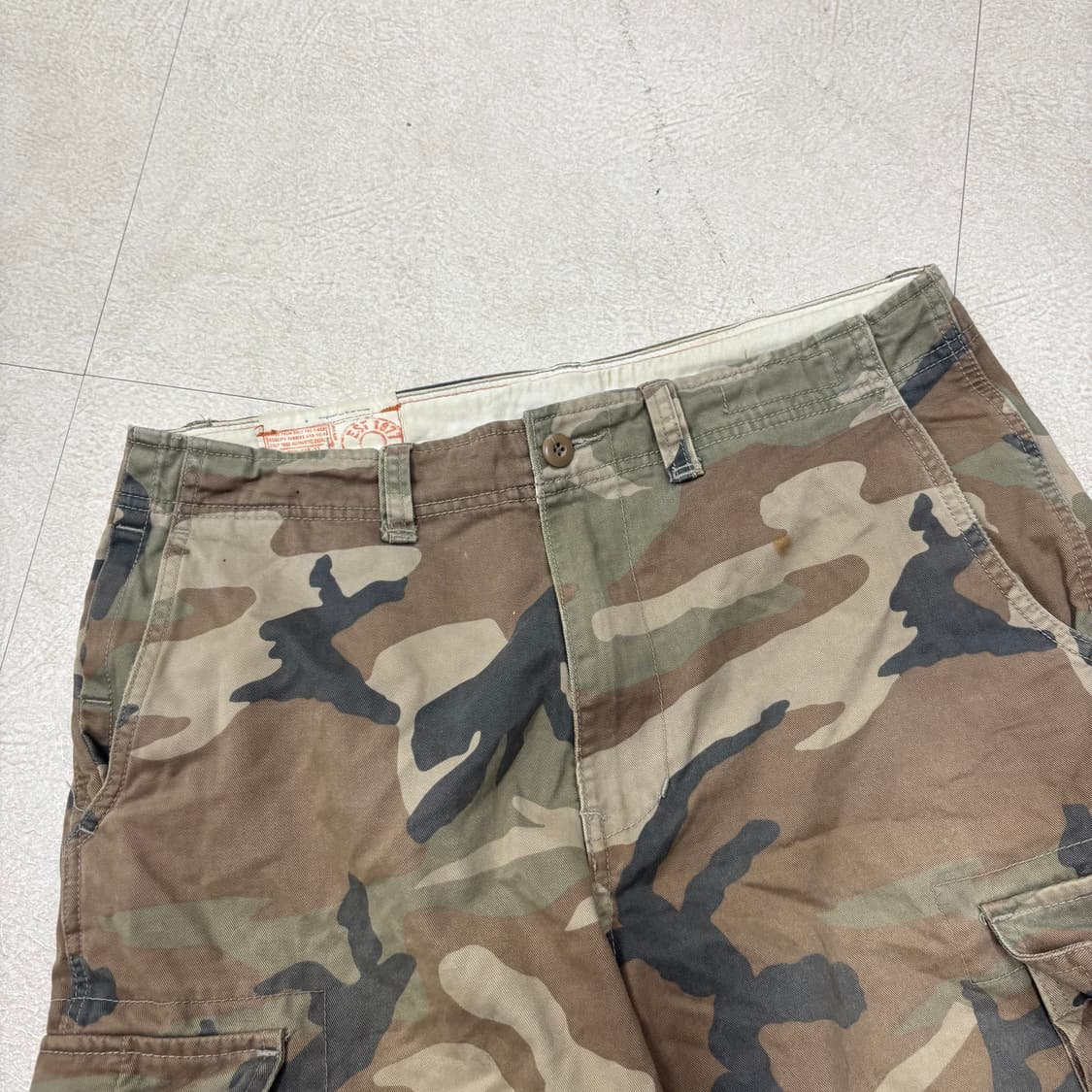 아메리칸 이글 카모 카고 반바지 상품이미지2