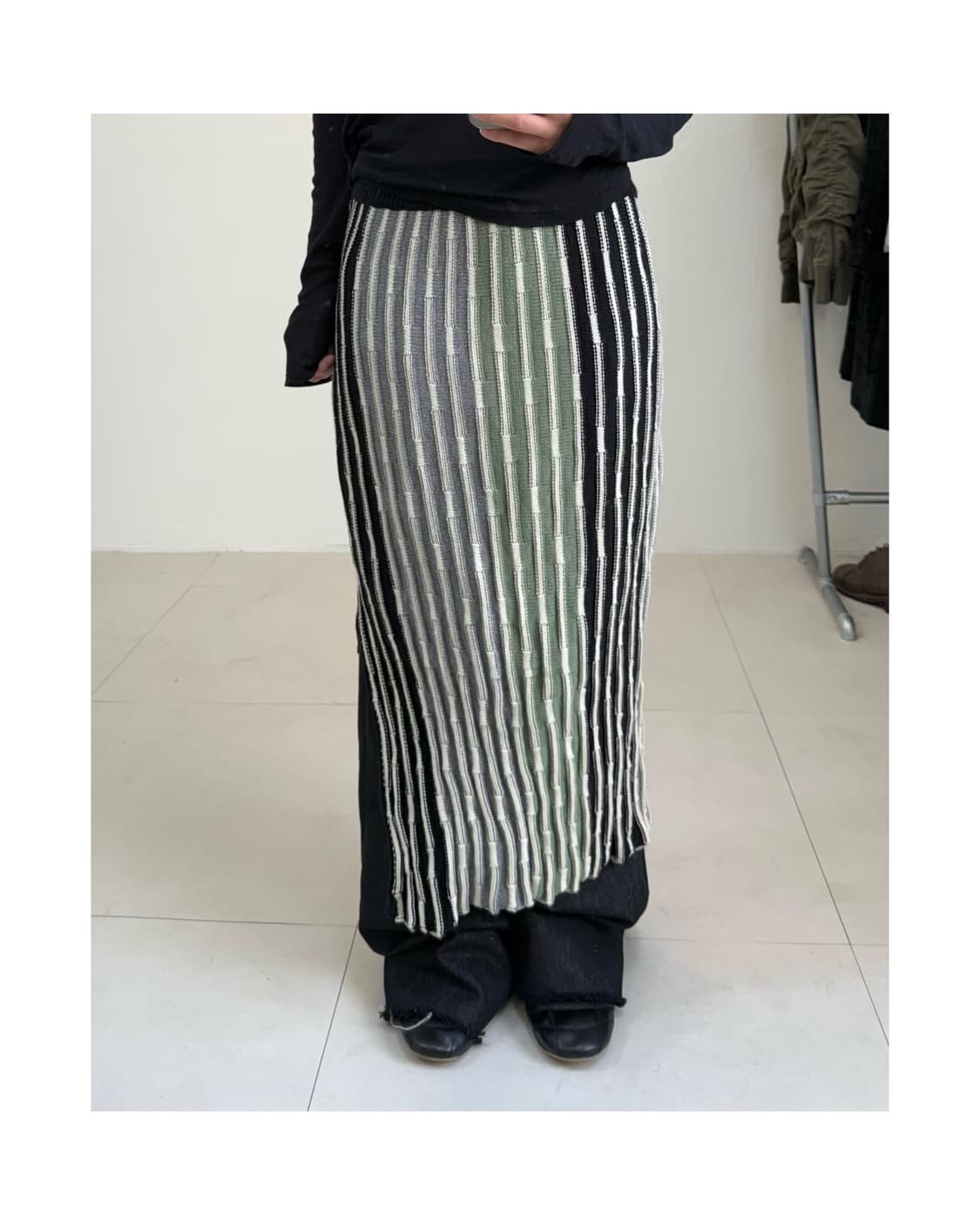 빈티지 니트 스커트 상품이미지2