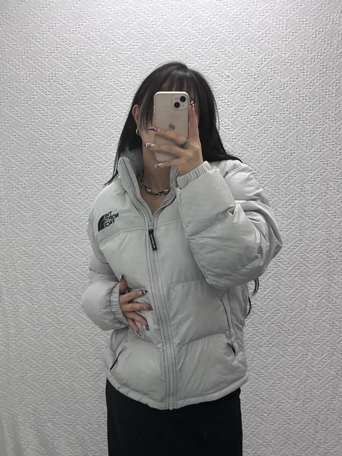 노스페이스 눕시 온볼 레트로 빈티지 패딩 자켓 M C07902 상품이미지2