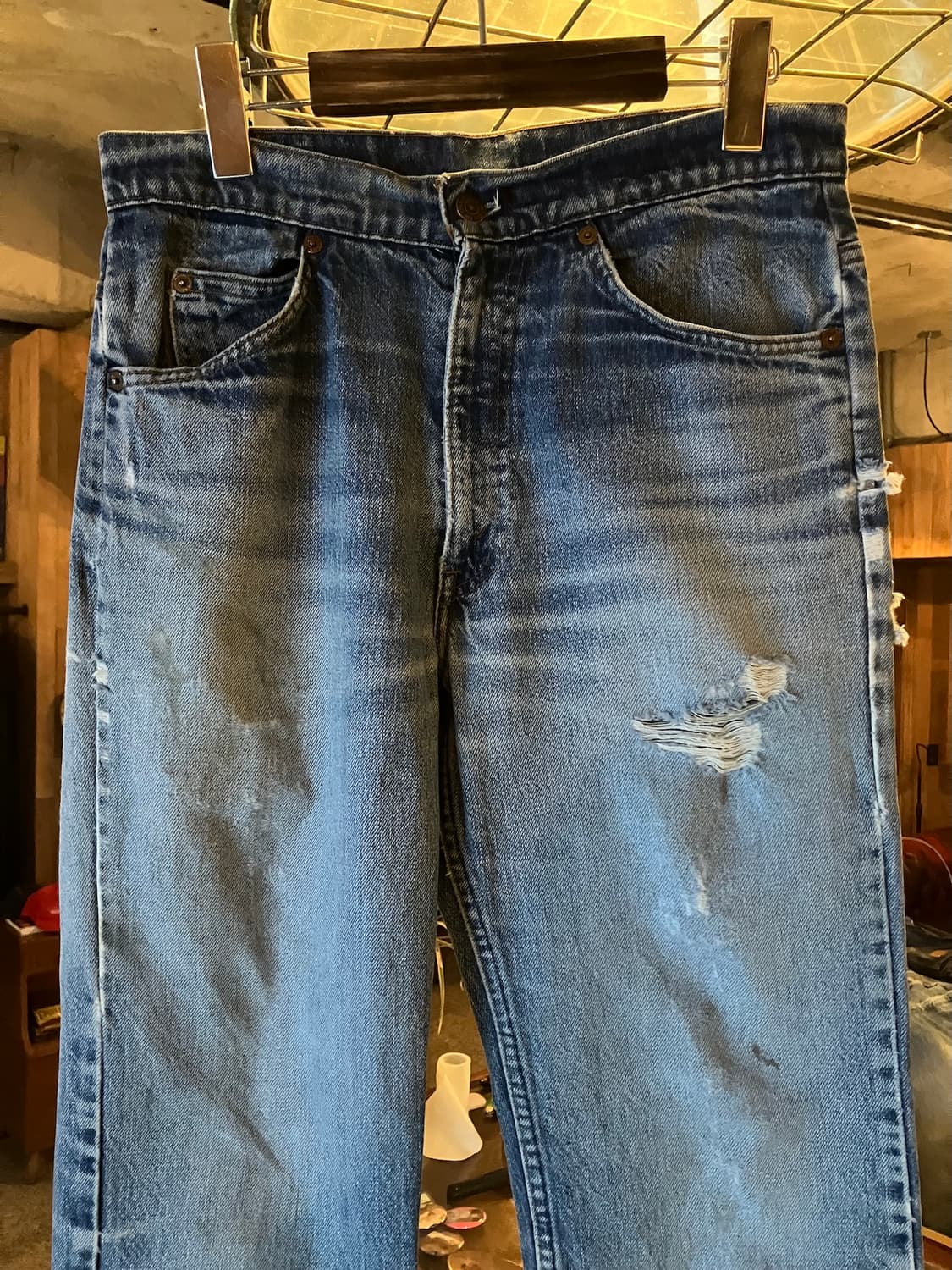 80s USA 빈티지 리바이스 517 부츠컷 데님 팬츠 상품이미지3
