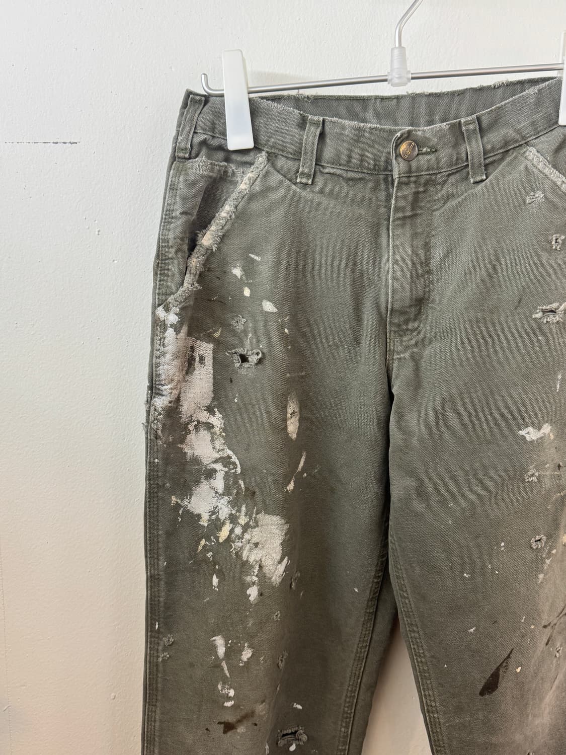 00s carhartt trashed work pants 상품이미지2
