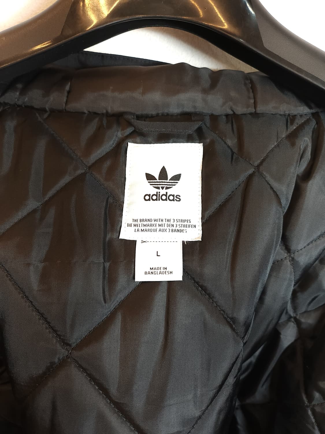 아디다스 블랙 바람막이 후드패딩 100 L 새제품급 상품이미지6