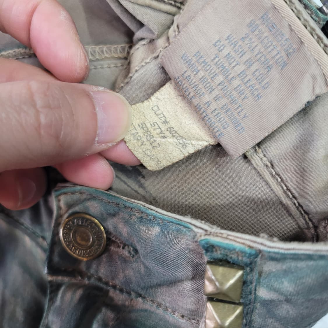 Robins jean 로빈스진 여성 카고 데님 7부 팬츠 (새상품) 상품이미지5