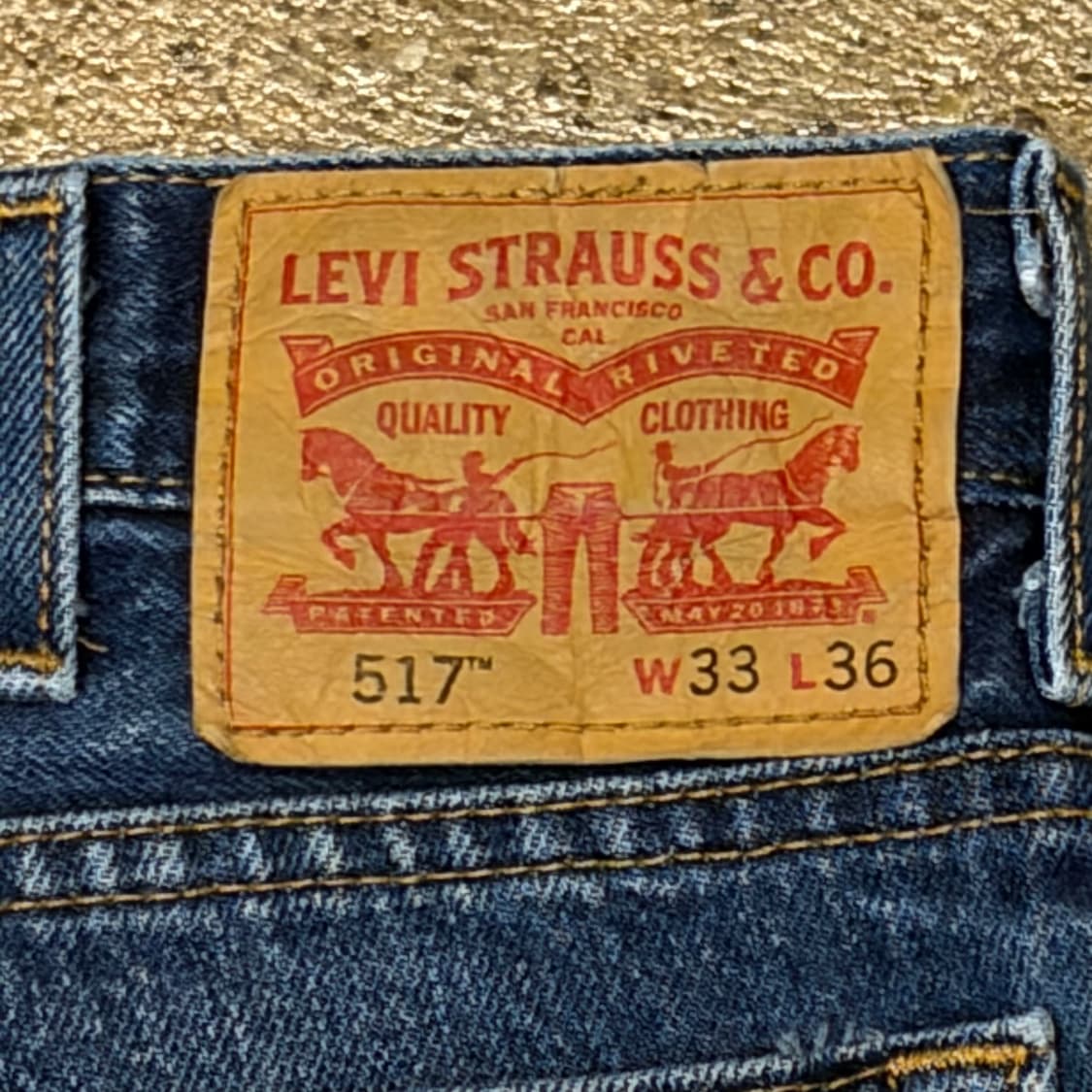 미국 빈티지 리바이스 517 부츠컷 청바지 데님팬츠 상품이미지8