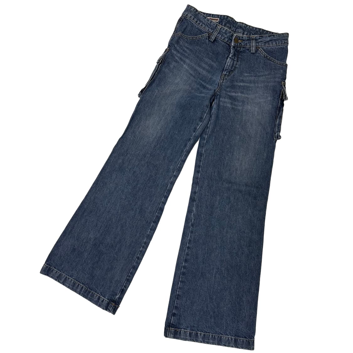 지블루 빈티지 카고 와이드 데님 상품이미지4