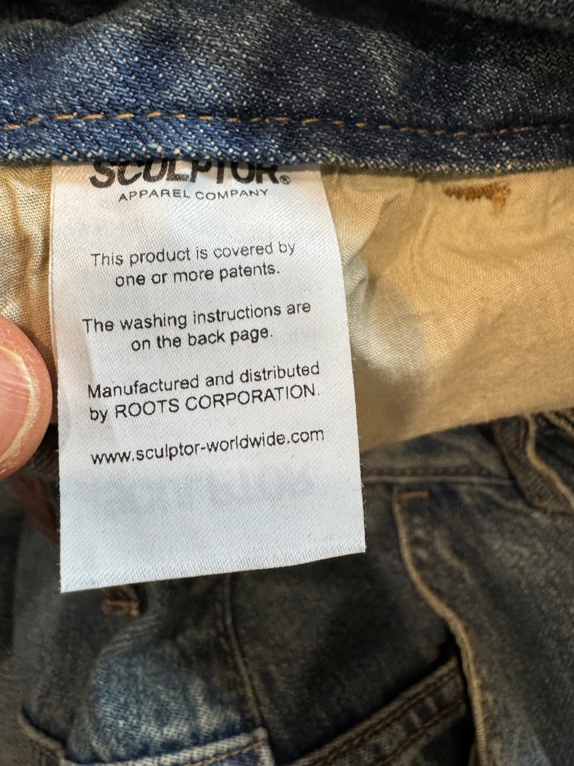 스컬프터 데님 카고 조거 팬츠 상품이미지6