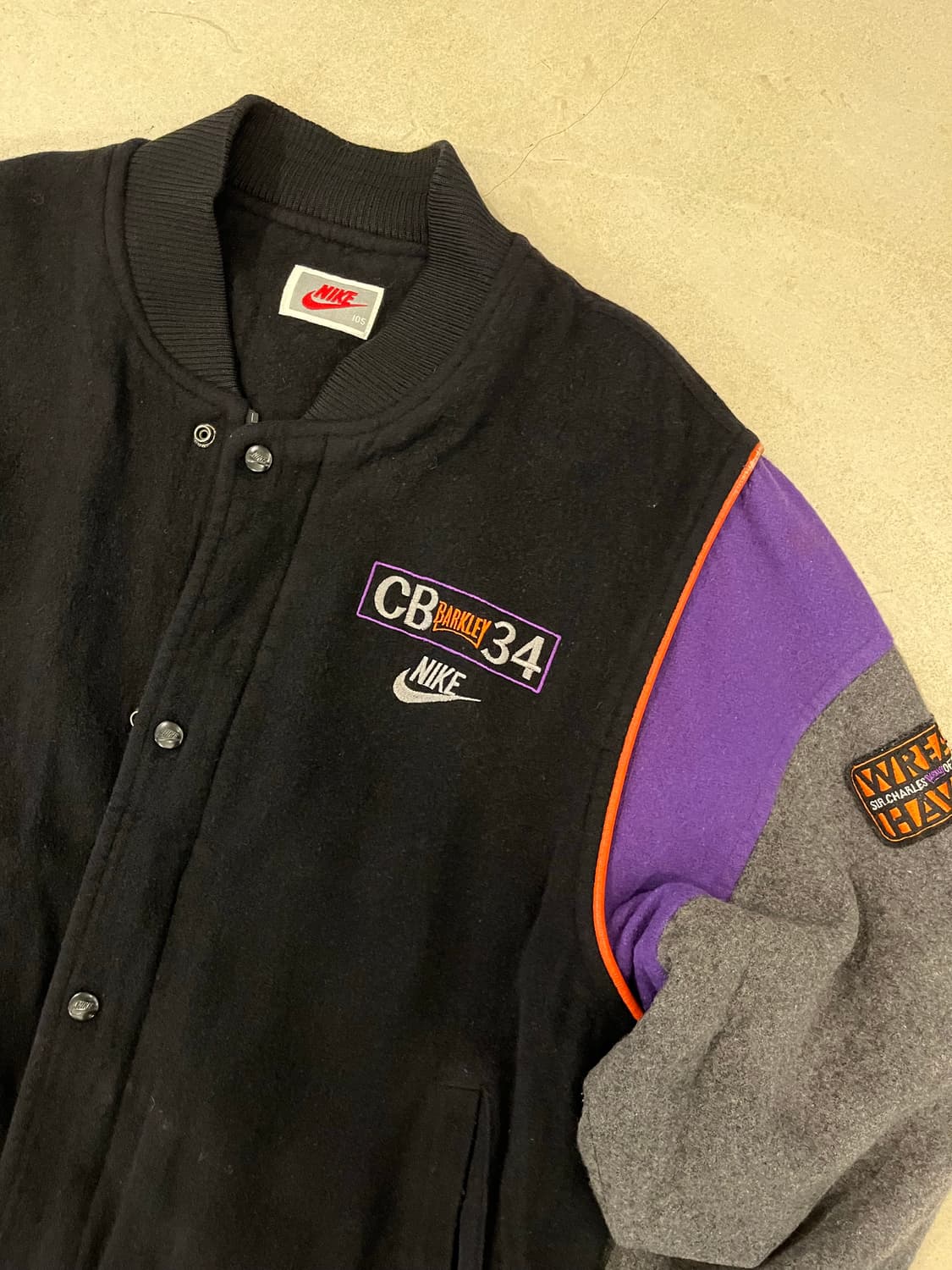 90s 나이키 찰스바클리 울 바시티 자켓 상품이미지3