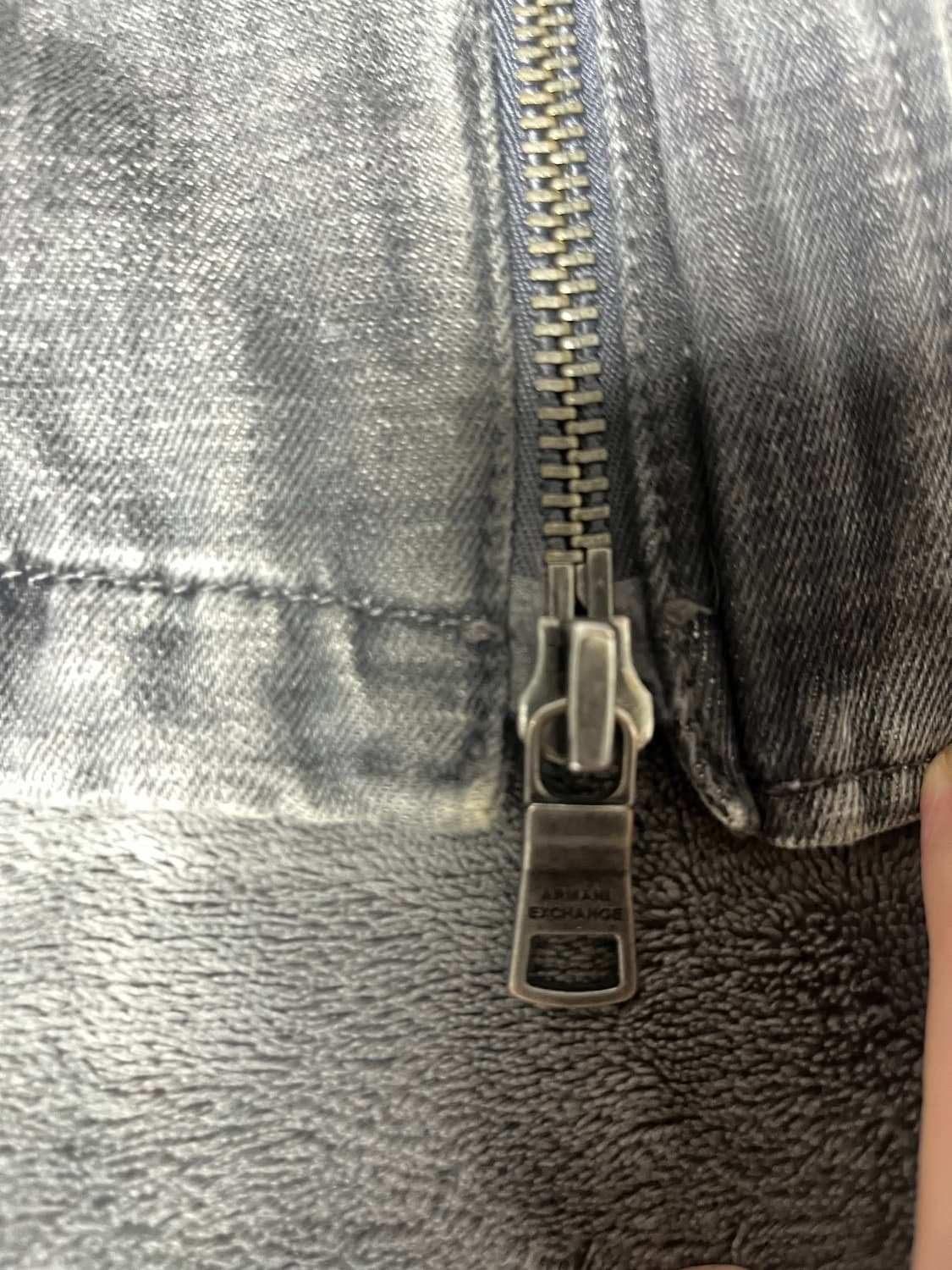 아르마니 A/X 싱글라이더 데님 자켓 size S 상품이미지5