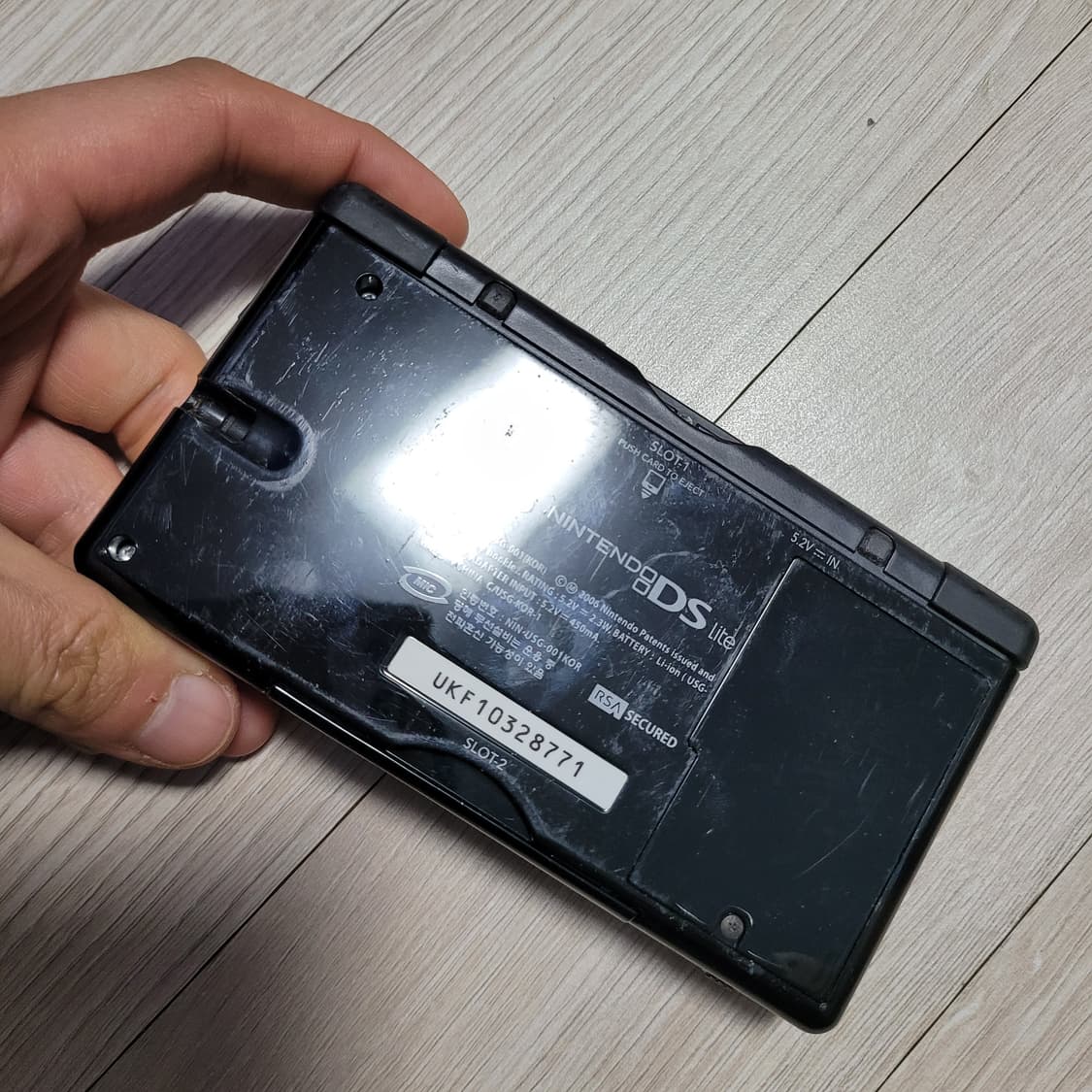 검정색 닌텐도 DS lite 게임기 부품용 상품이미지2