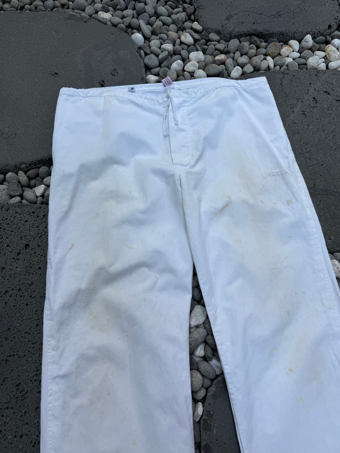 DISTRESSED 1970s AUSTRIAN WHITE 70s 워크팬츠 상품이미지5