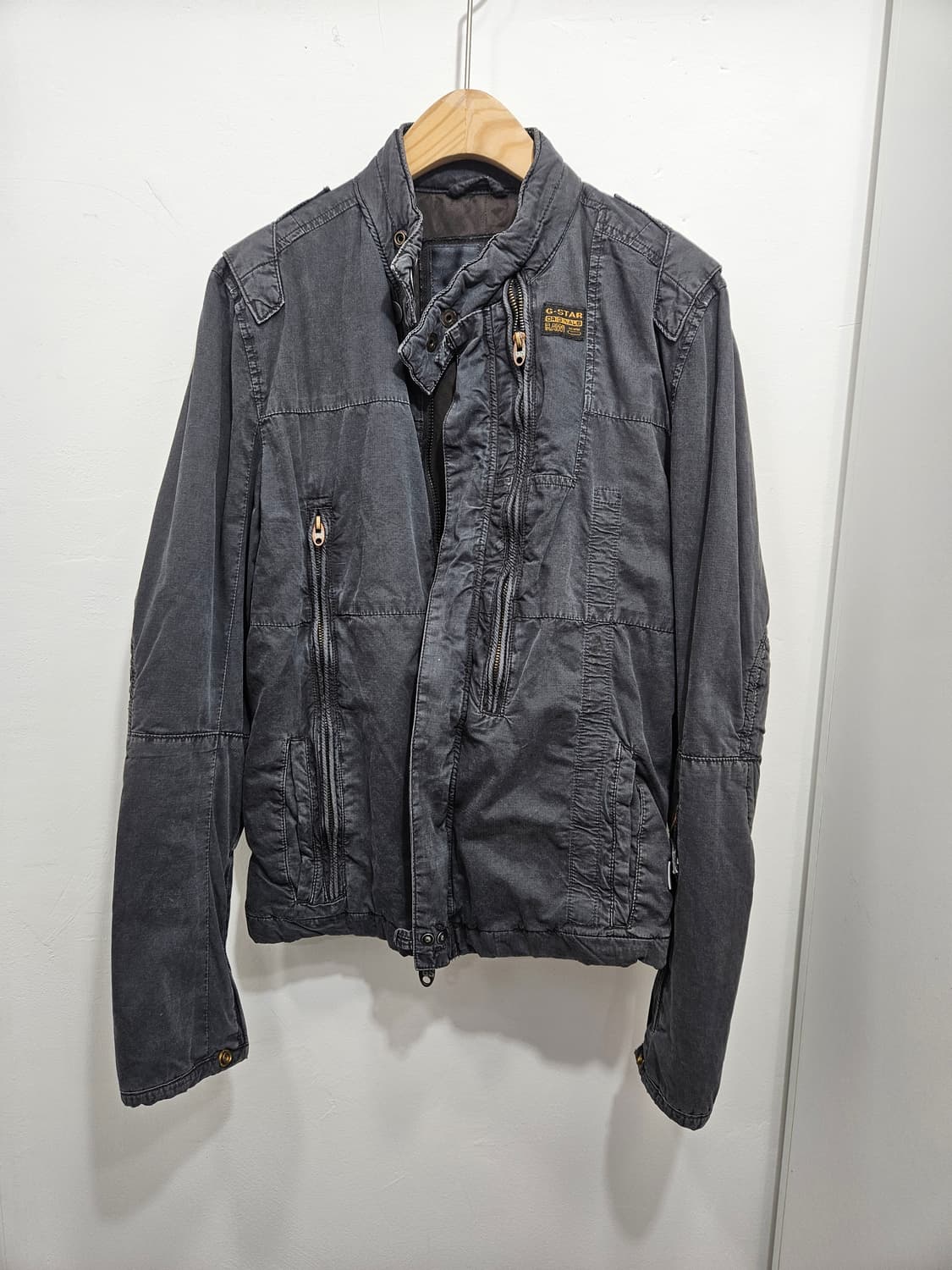 지스타로우(G-Star Raw) 빈티지워싱 유틸리티 자켓 M  상품이미지1