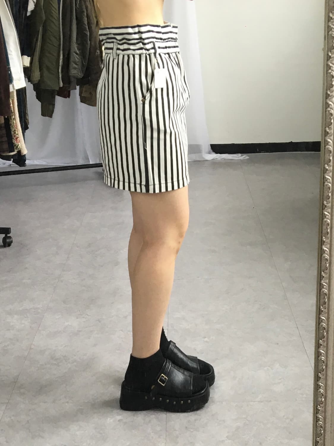 Stripe pattern mini skirt 상품이미지5