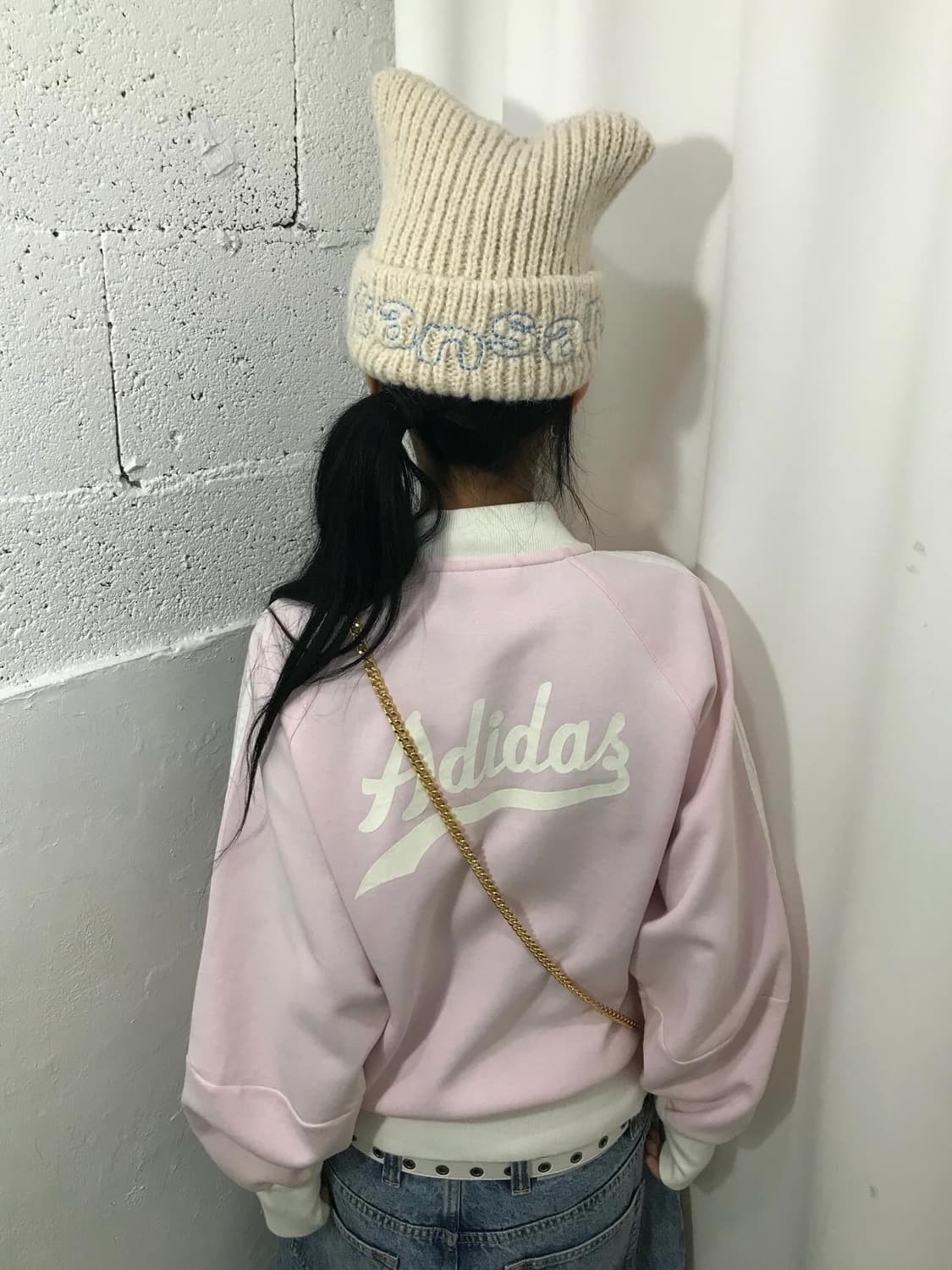 Adidas Baby Pink Track Zip-Up 🩷Rare🩷 상품이미지3