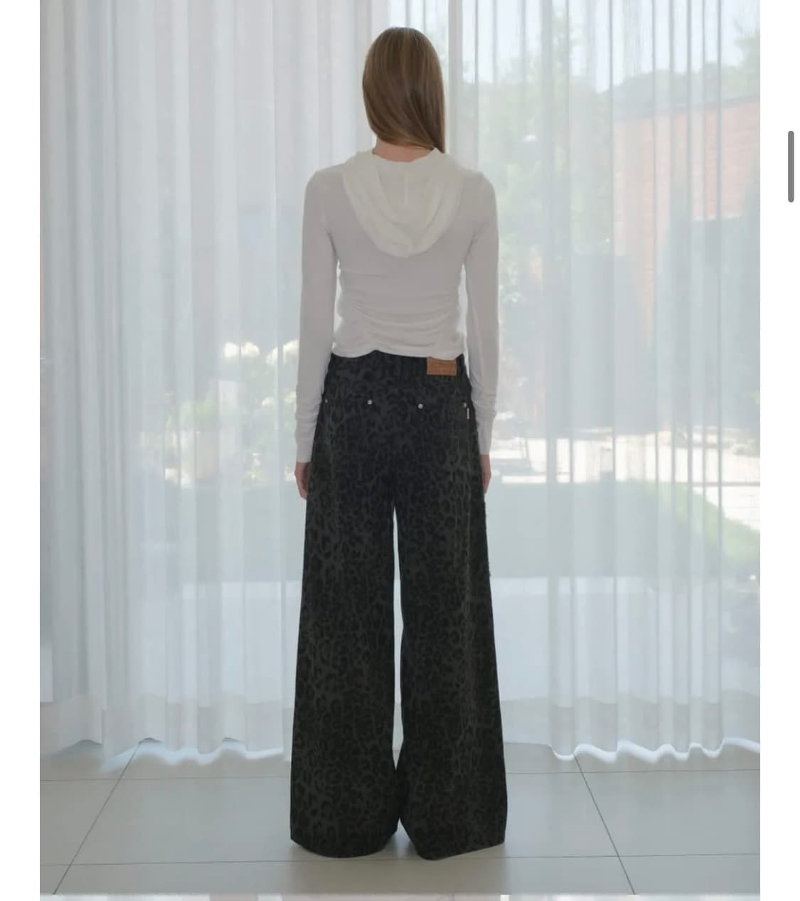 오디너리홀리데이 레오파드 와이드팬츠 상품이미지2
