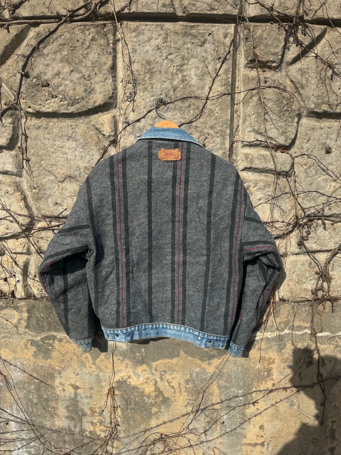 80s 리바이스 빈티지 블랭킷 안감 3rd 데님 트러커 자켓 105 상품이미지2